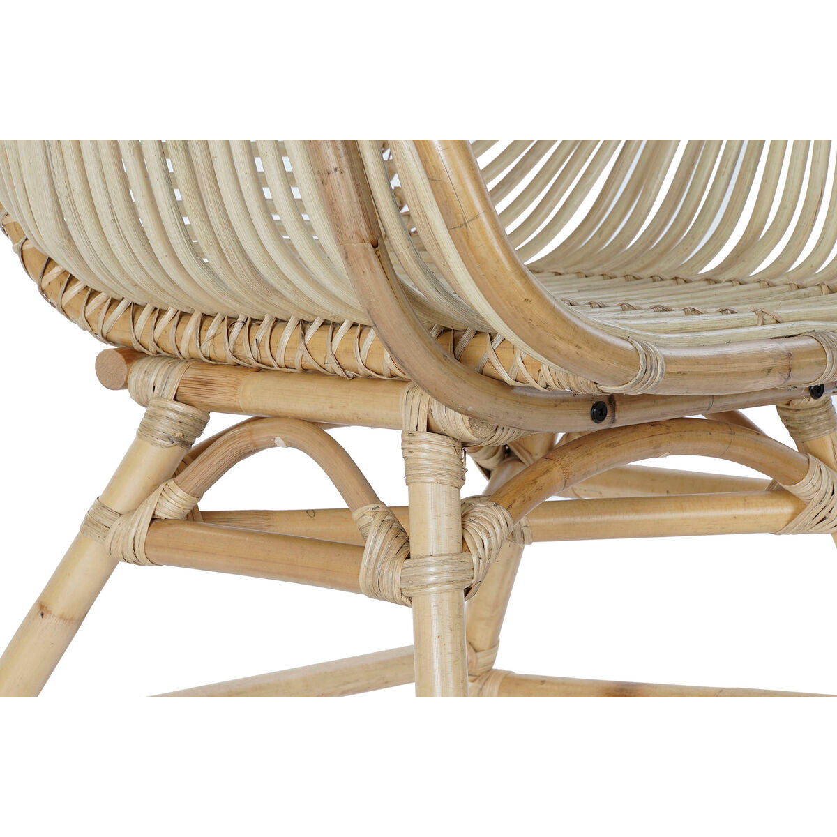 Krzesło ogrodowe DKD Dekor Home Decor Multicolour Natural Rattan 61 x 58 x 92 cm