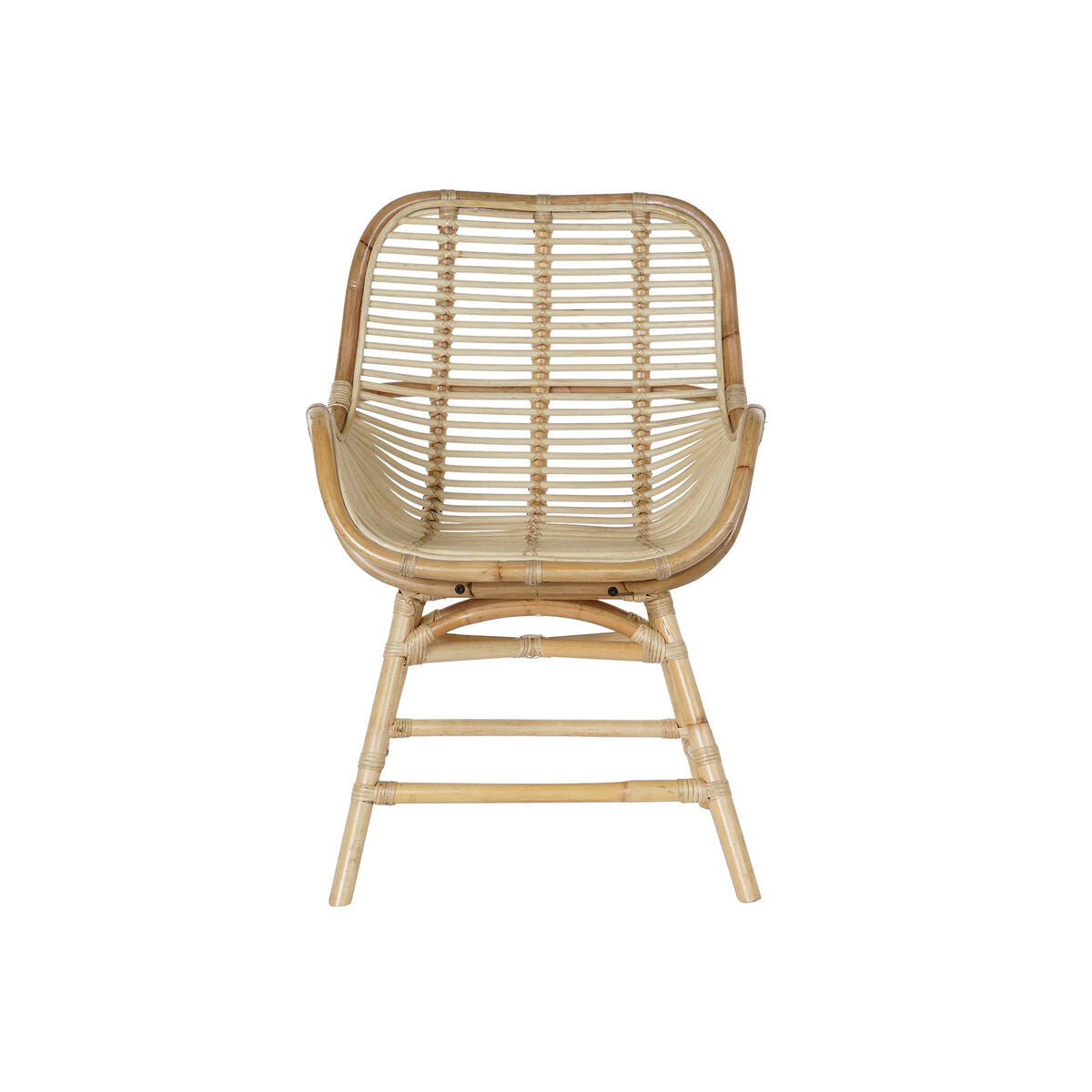 Garden chair DKD Home Decor Multicolour Natural Rattan 61 x 58 x 92 cm