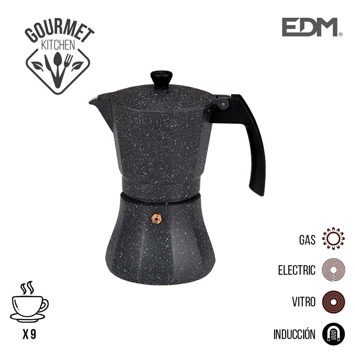 Producent kawy EDM Black Aluminium (kawa)
