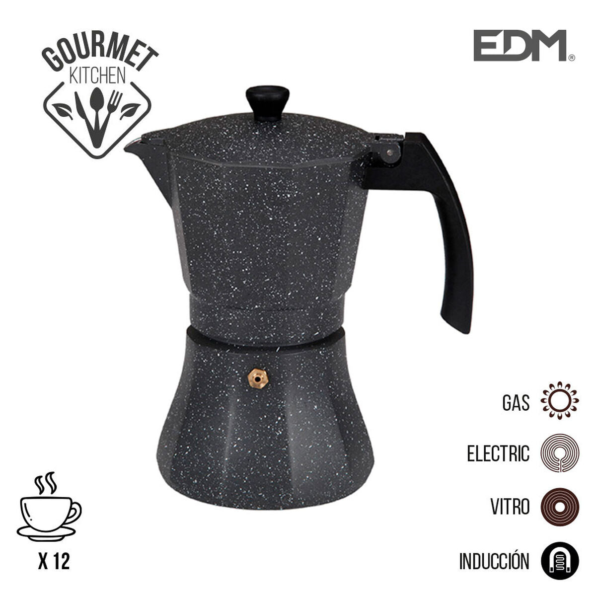 Producent kawy EDM Black Aluminium (kawa)