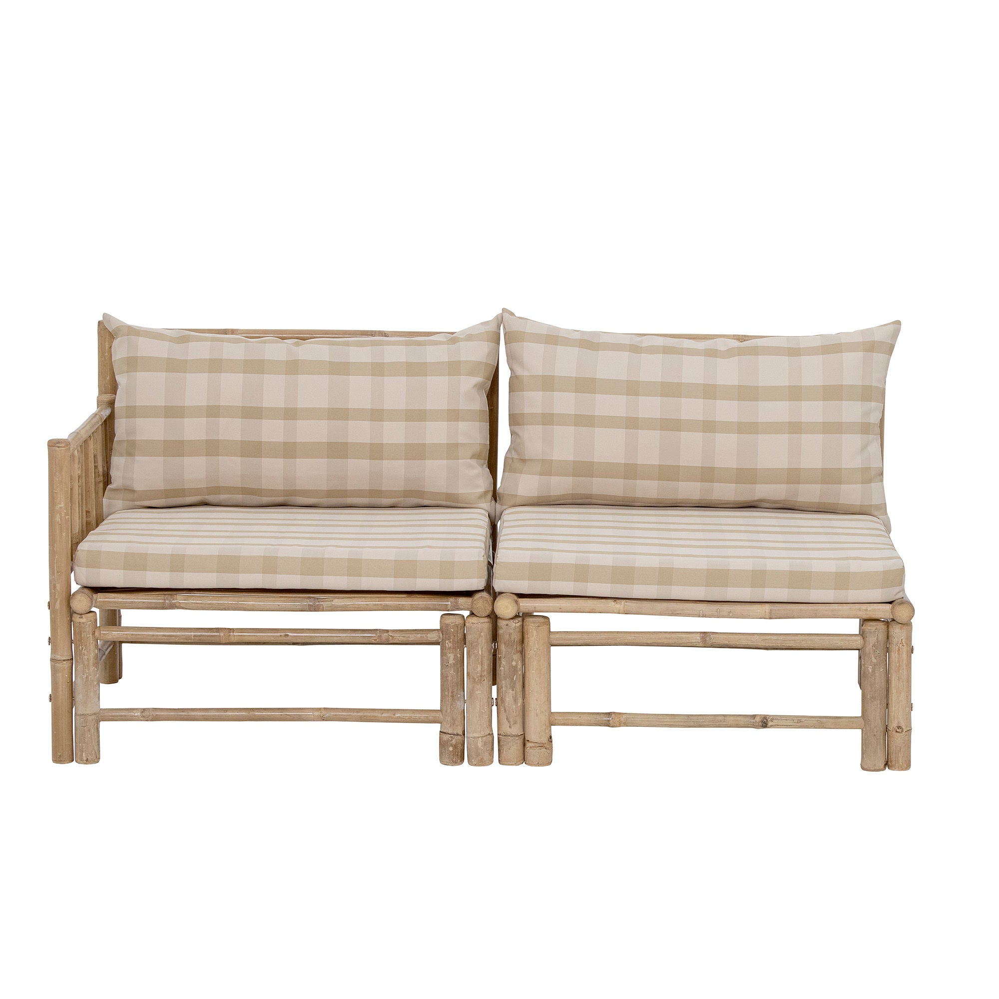 Bloomingville Korfu Moduł Sofa lewy narożnik, natura, bambus