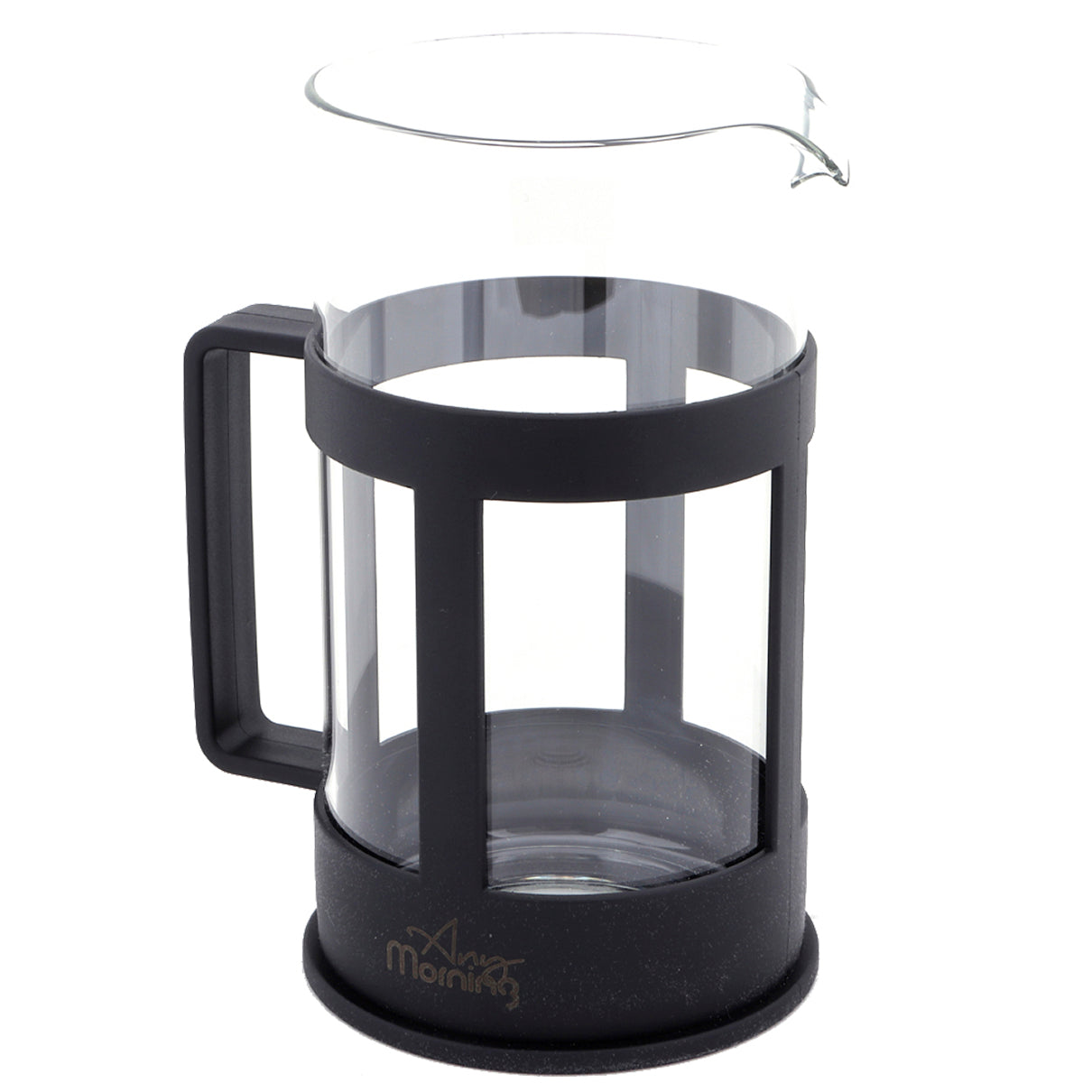 Any Morning FY04 French Press Kaffeebereiter, 350 Ml, Schwarz