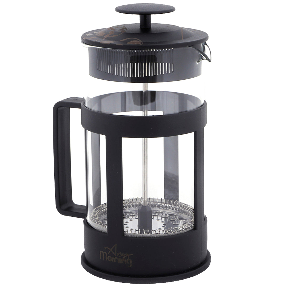 Każdy poranek FY04 French Press Kaffeebereiter, 1000 ml, Schwarz