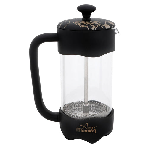 Any Morning FY92 French Press Kaffeebereiter, 350 Ml, Schwarz