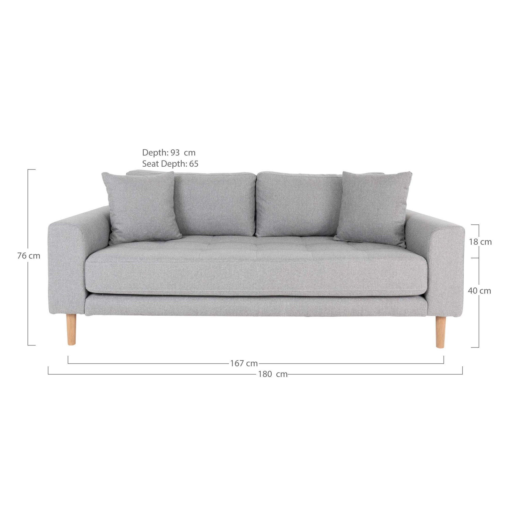 Nordic Nordic Lido 2,5 SEATER Sofa