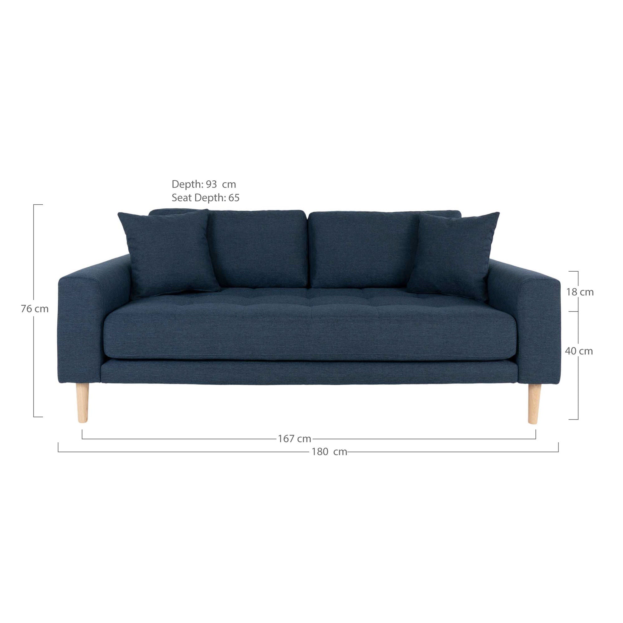 Nordic Nordic Lido 2,5 SEATER Sofa