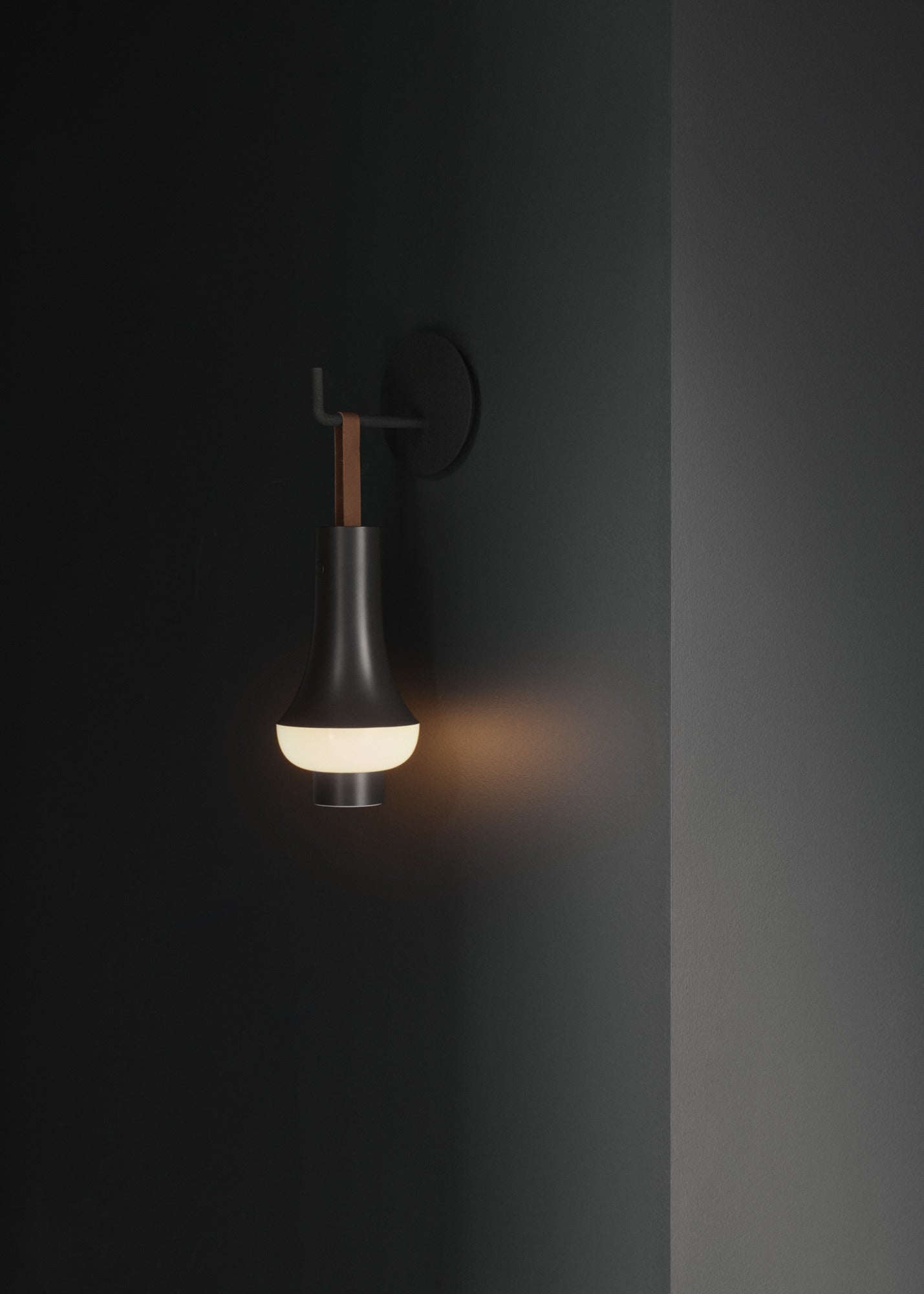 Louis Poulsen Tomoshi Portable Lamp, Dark Brown