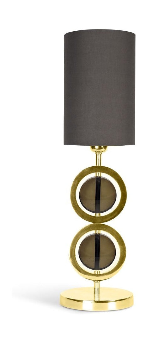 Autentyczne modele Art Deco Circle Lampa Circular Double, Złota