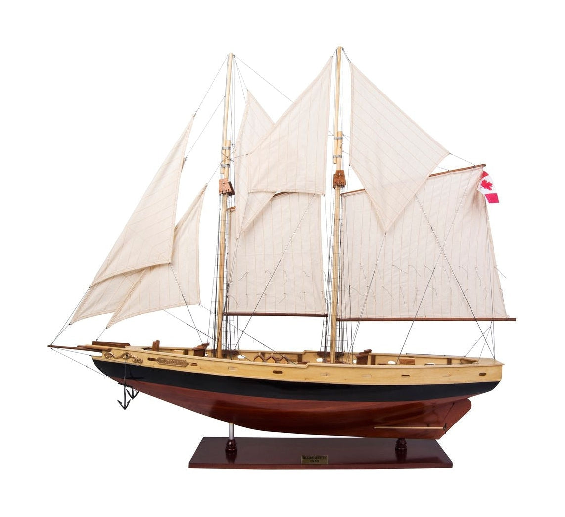 Authentic Models Bluenose Ii Painted Sailing Ship Model