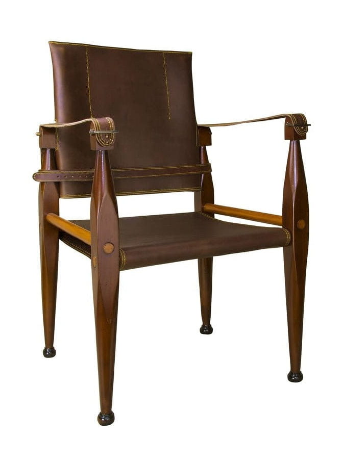 Autentyczne modele krzesło safari ze skórzanym siedziskiem