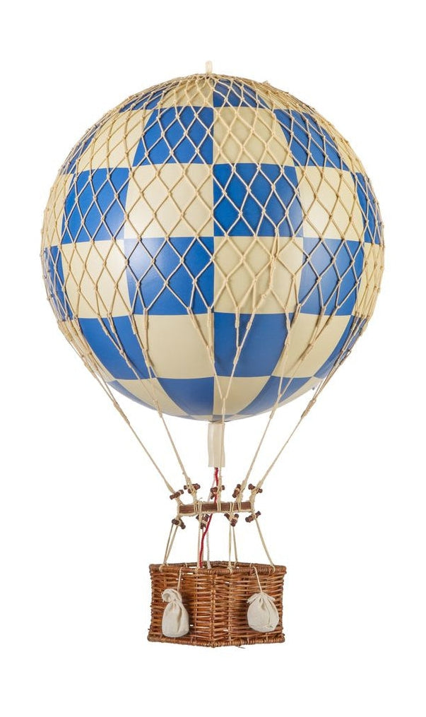 Autentyczny model balonowy królewski model, sprawdź niebieski, Ø 32 cm
