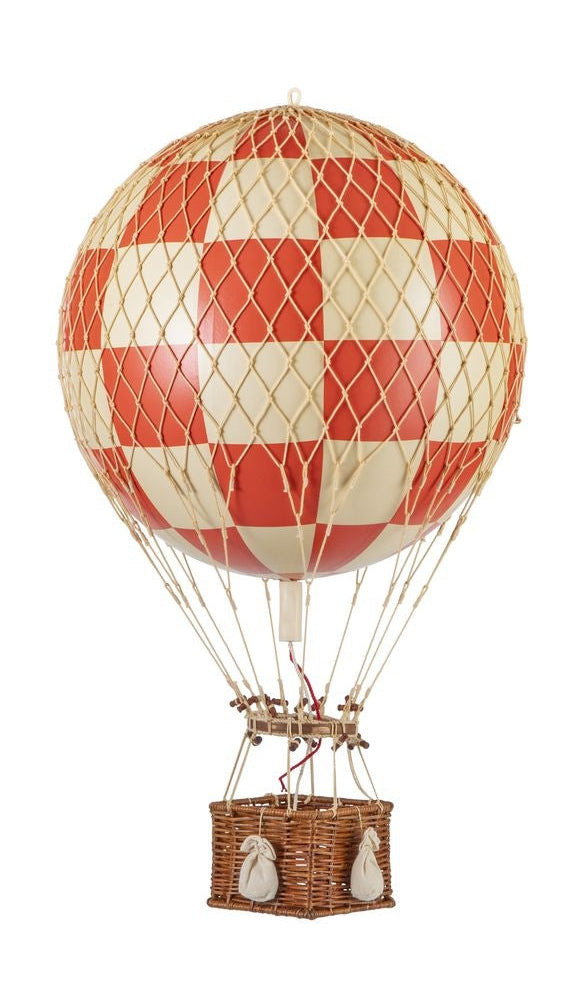 Model autentyczny Model balonu królewskiego, sprawdź czerwony, Ø 32 cm