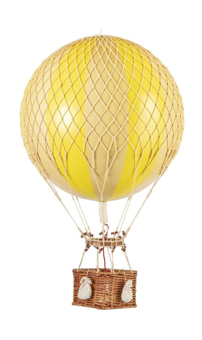 Modele autentyczne modelki balonowe królewskie, żółte podwójne, Ø 32 cm
