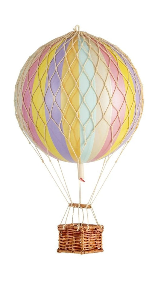 Modele autentyczne podróżuje lekki model balonowy, Rainbow Pastel, Ø 18 cm