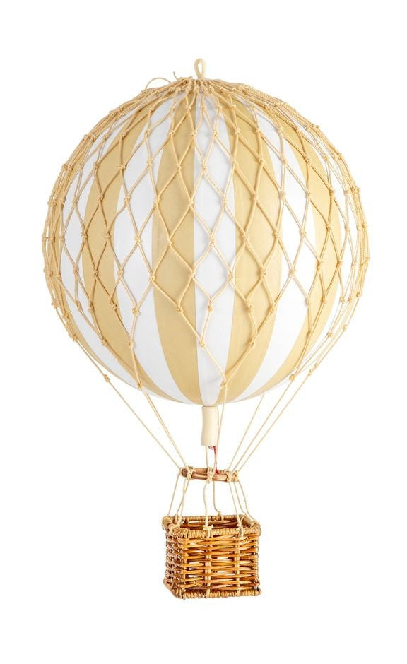 Modele autentyczne podróżuje lekki model balonu, biały/kości słoniowej, Ø 18 cm