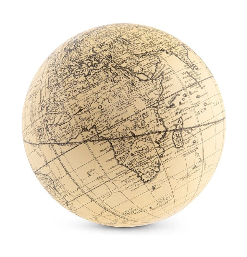 Autentyczne modele Vaugondy Earth Globe 14 cm, Ivory
