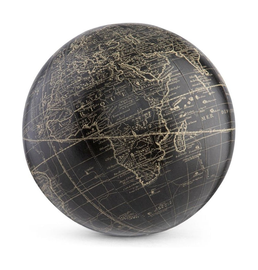 Autentyczne modele Vaugondy Earth Globe 14 cm, czarny