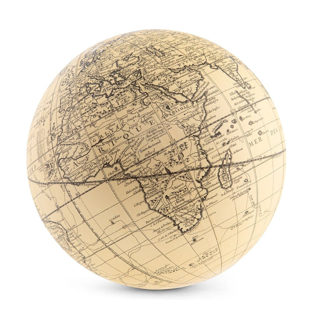 Autentyczne modele Vaugondy Earth Globe 18 cm, Ivory