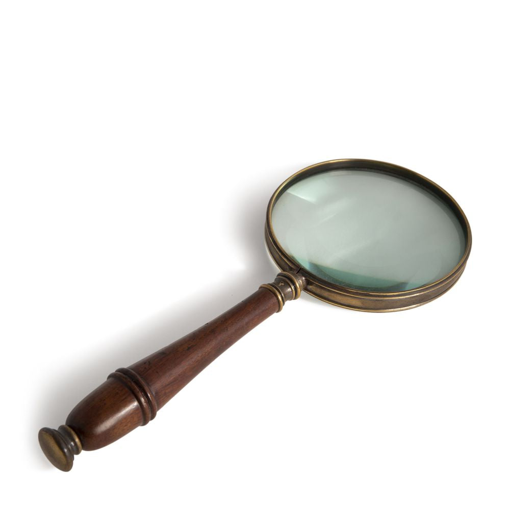 Authentic Models Magnifying Glass With Bronzed Stand