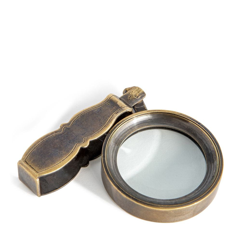 Authentic Models Vintage Travel Magnifying Glass Foldable