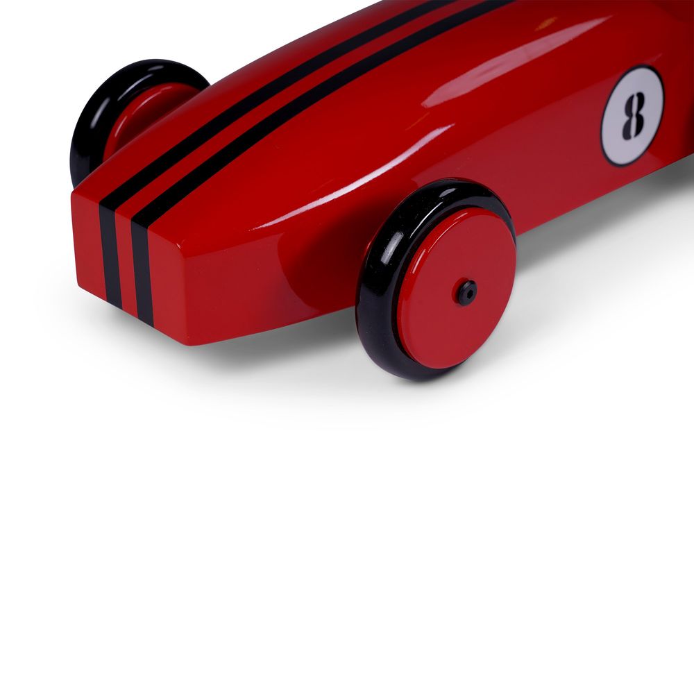 Autentyczne modele Wood Car ModelAuto, czerwony