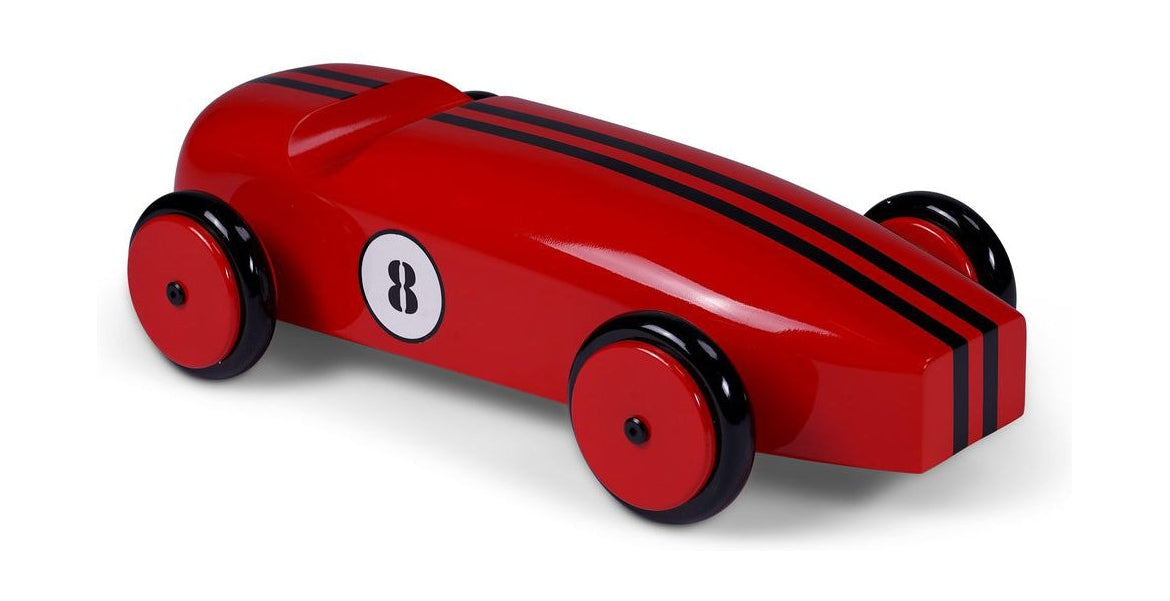 Autentyczne modele Wood Car ModelAuto, czerwony