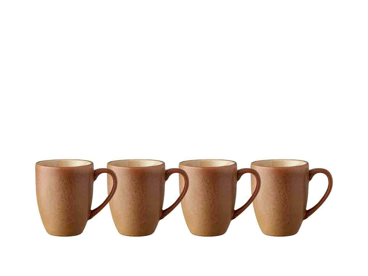 Bitz Handle Cup 30 Cl 4 Pcs., Wood/Sand