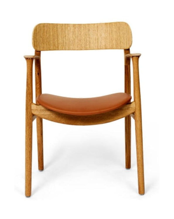 Gięte krzesło Hansen Asger, naoliwiony dąb