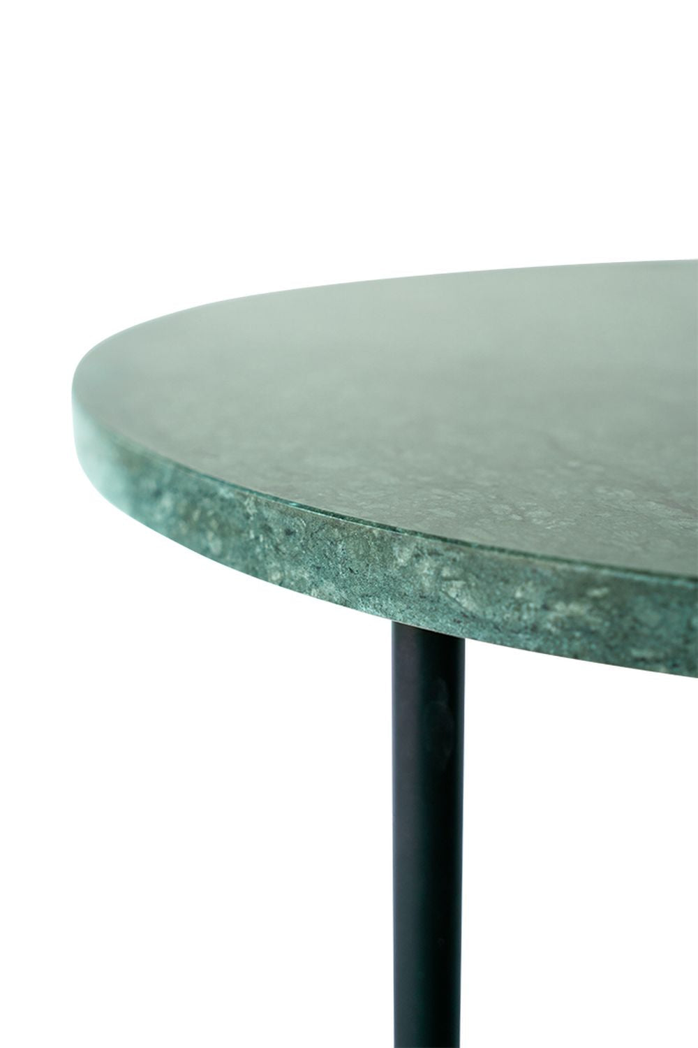 Bent Hansen Metro Coffee Table ø 45 Cm, Verde Guatemala Marble