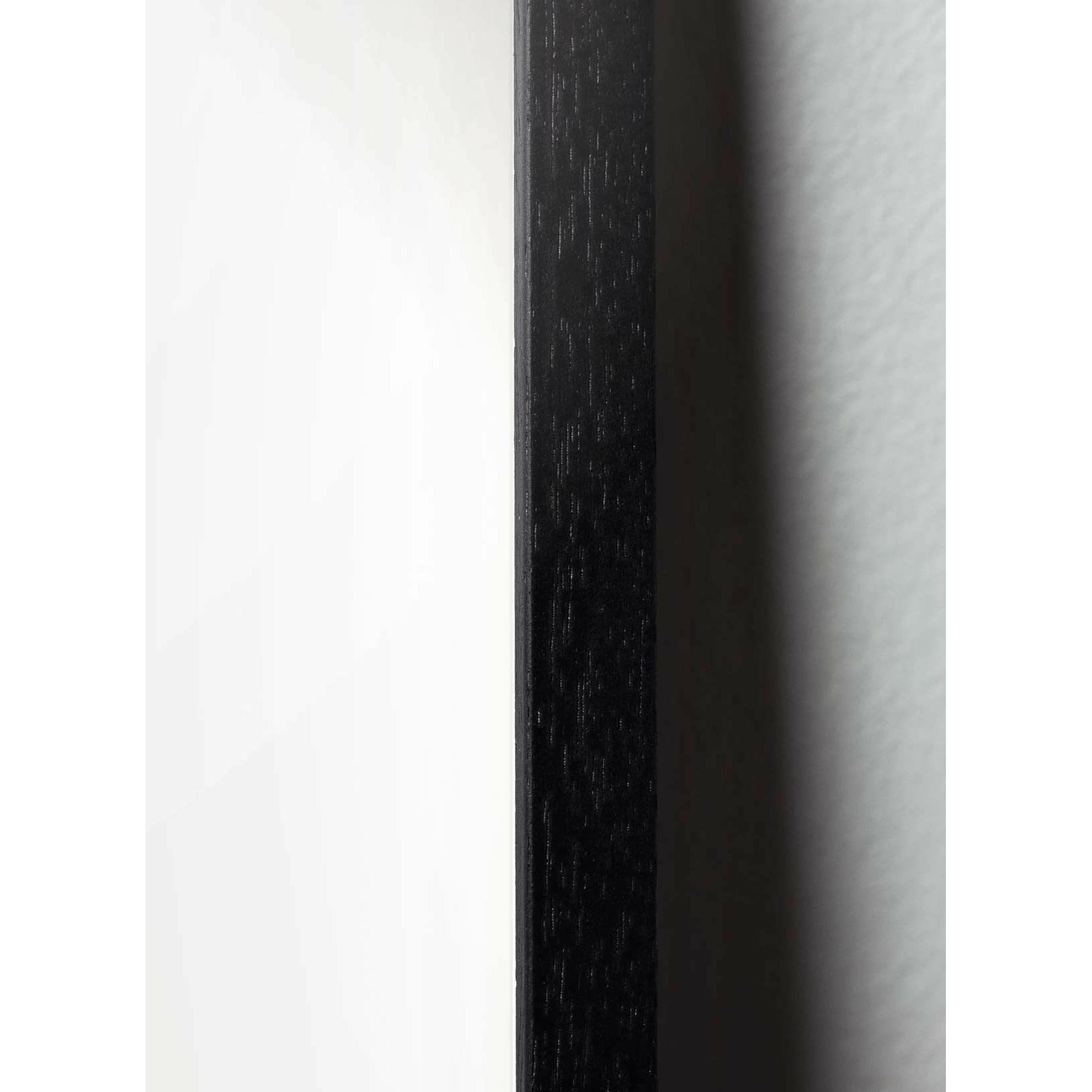 Plakat w formacie jaja pomysłu, rama w czarnym lakierowanym drewnie 30x40 cm, czarny