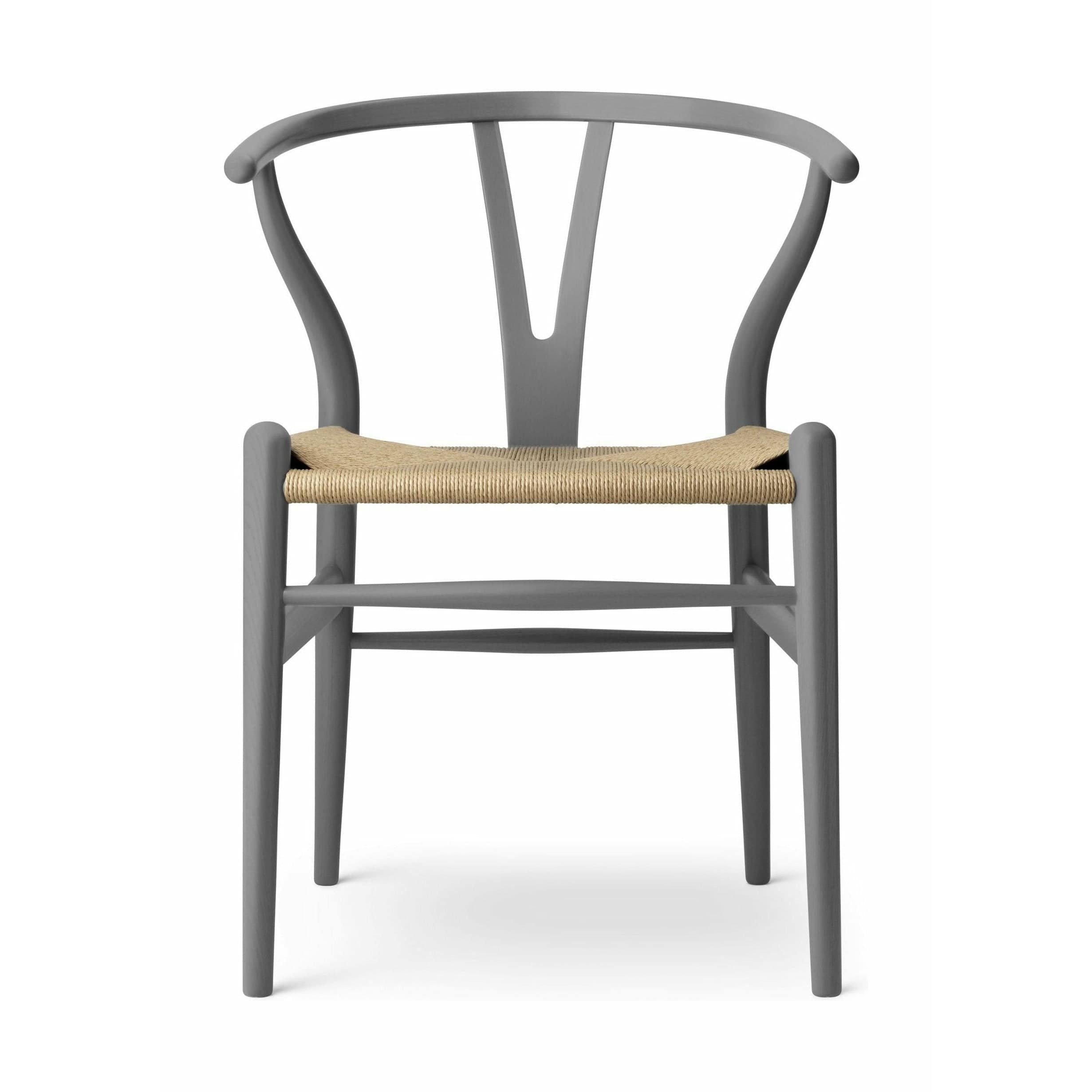 Carl Hansen Ch24 Wishbone Chair Oak, Slate/Natural Cord