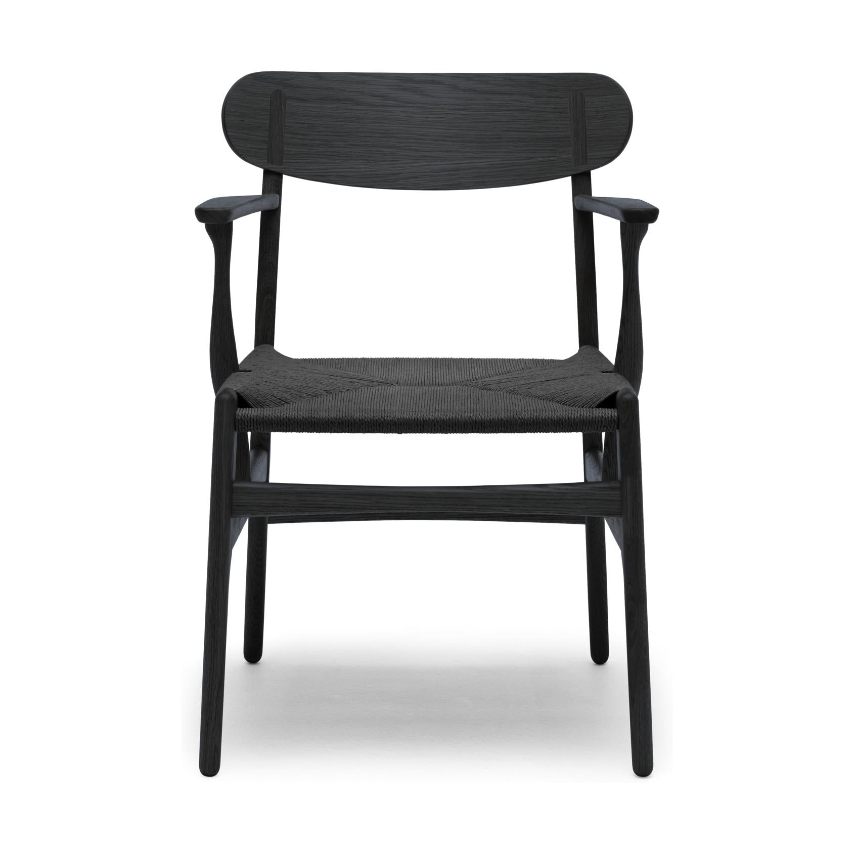 Carl Hansen Ch26 Chair, Colored Oak/Black Paper Cord