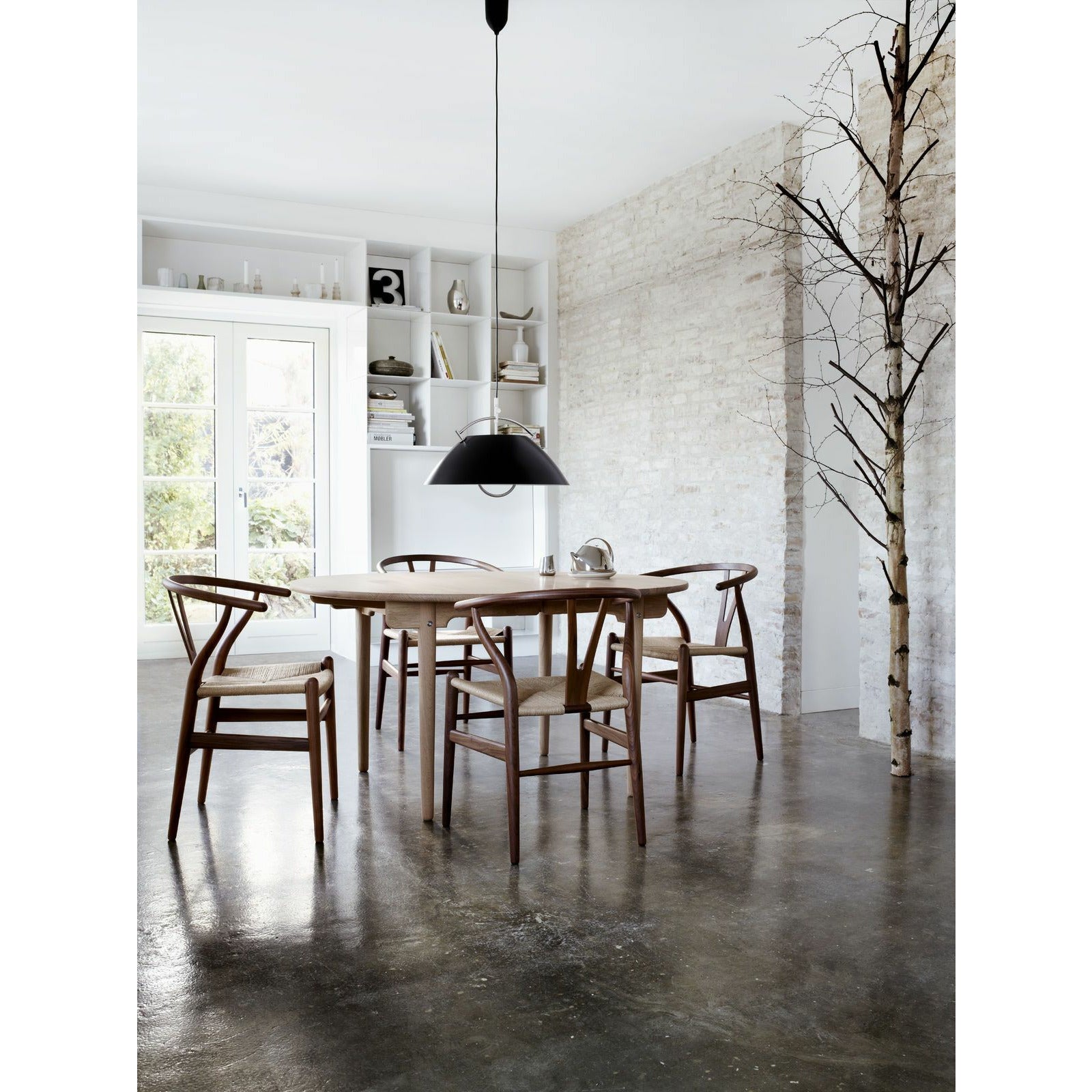 Carl Hansen Ch337 Dining Table Incl. 2 Additional Plates, White Oiled Oak