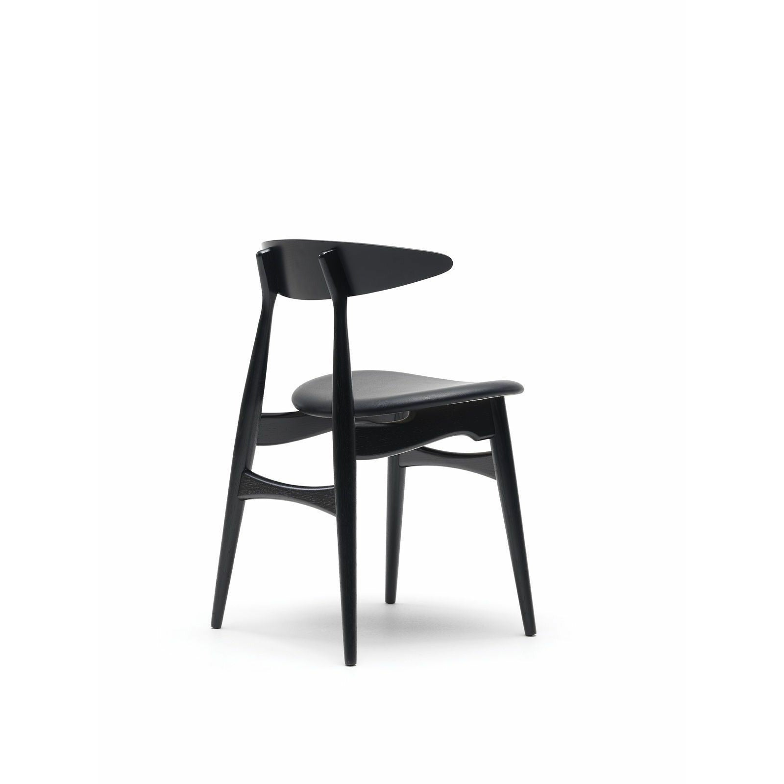 Carl Hansen CH33 P krzesło, Black Beech/SIF 98