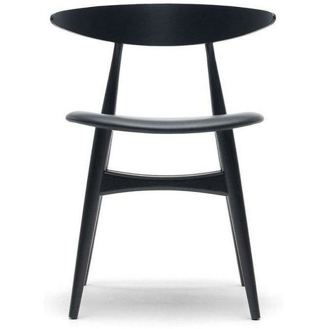 Carl Hansen CH33 P krzesło, Black Beech/SIF 98