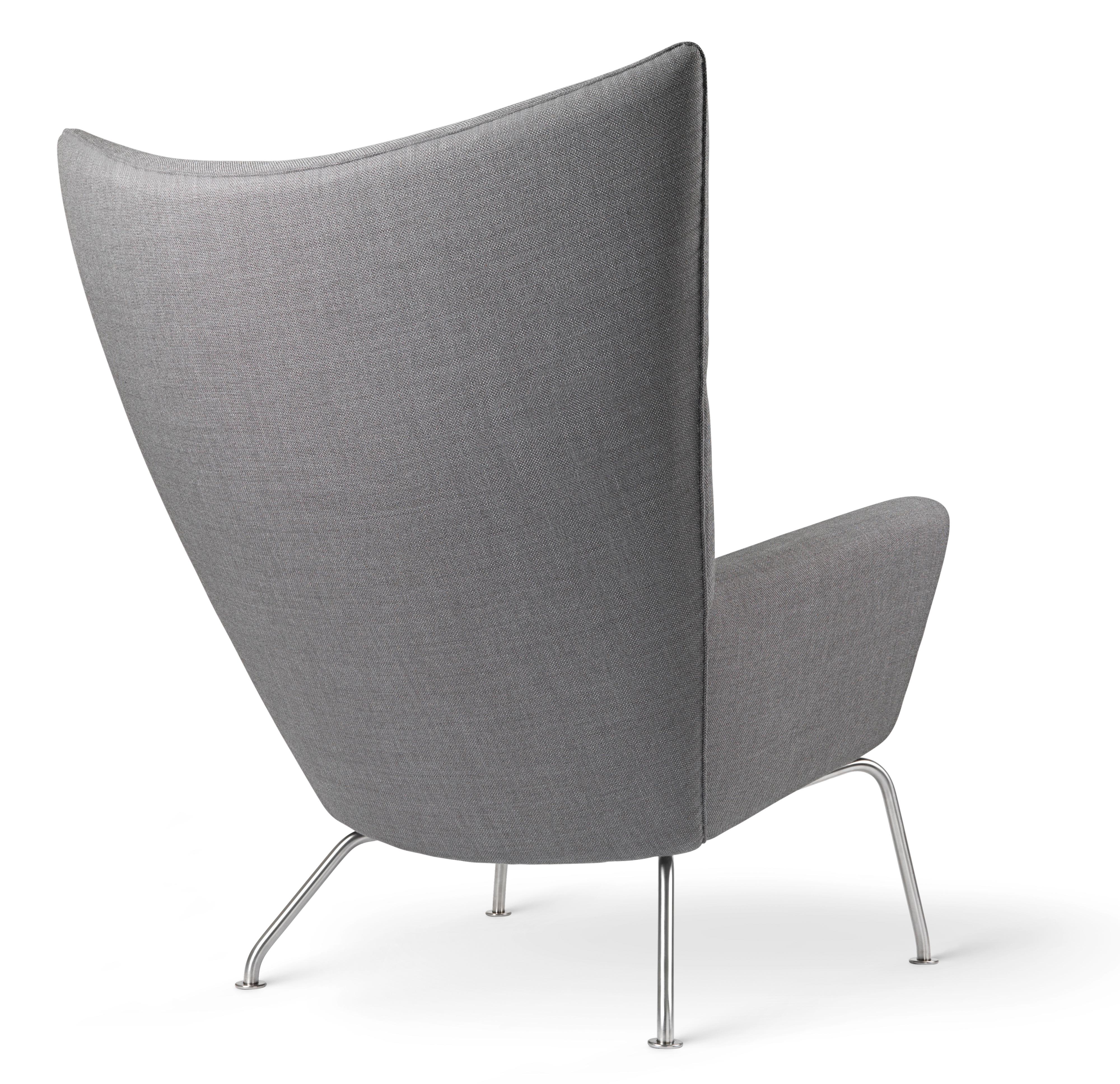 Carl Hansen CH445 Wing krzesło, stal/pasja 6101