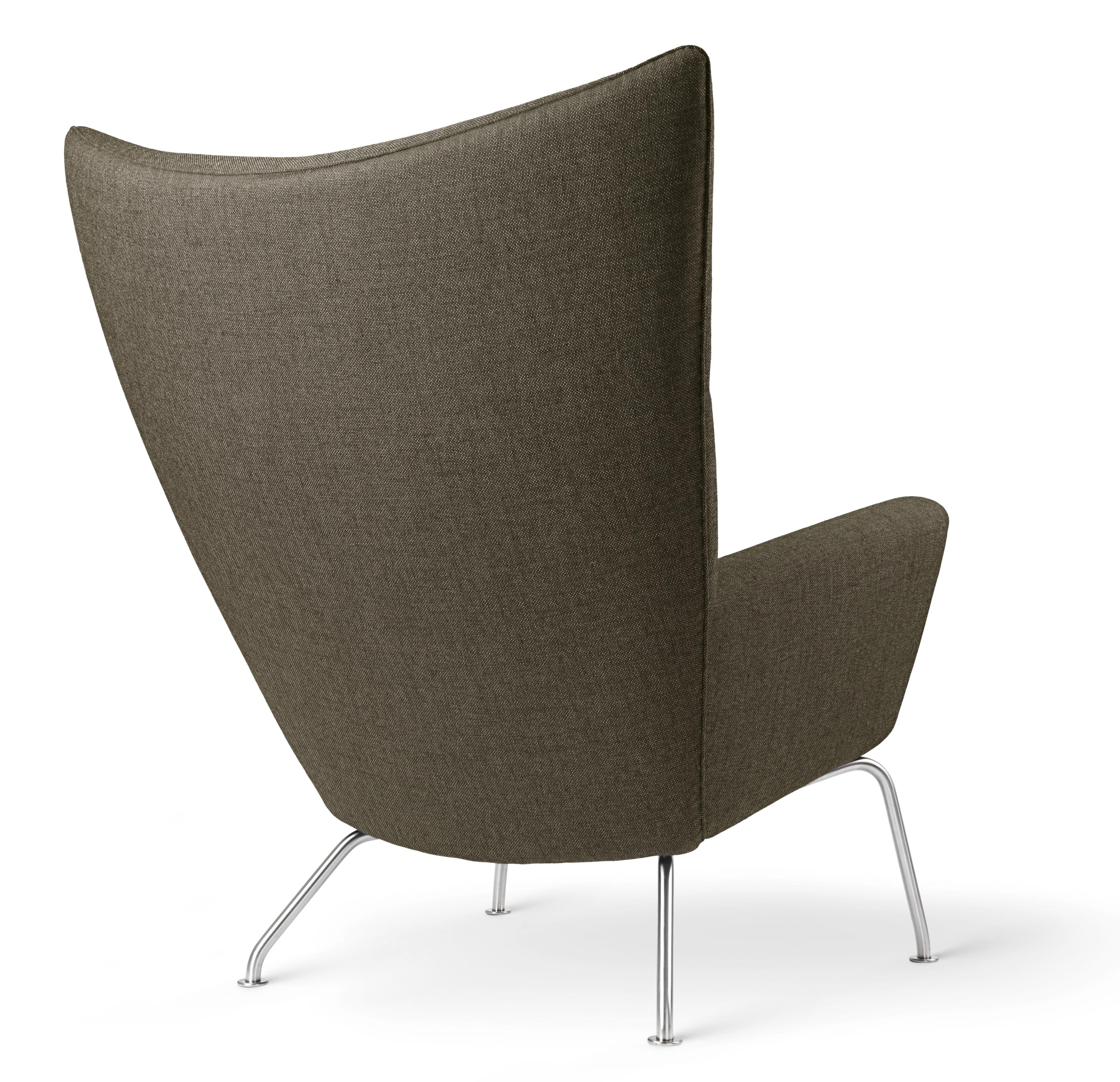 Carl Hansen CH445 Wing krzesło, stal/pasja 1101