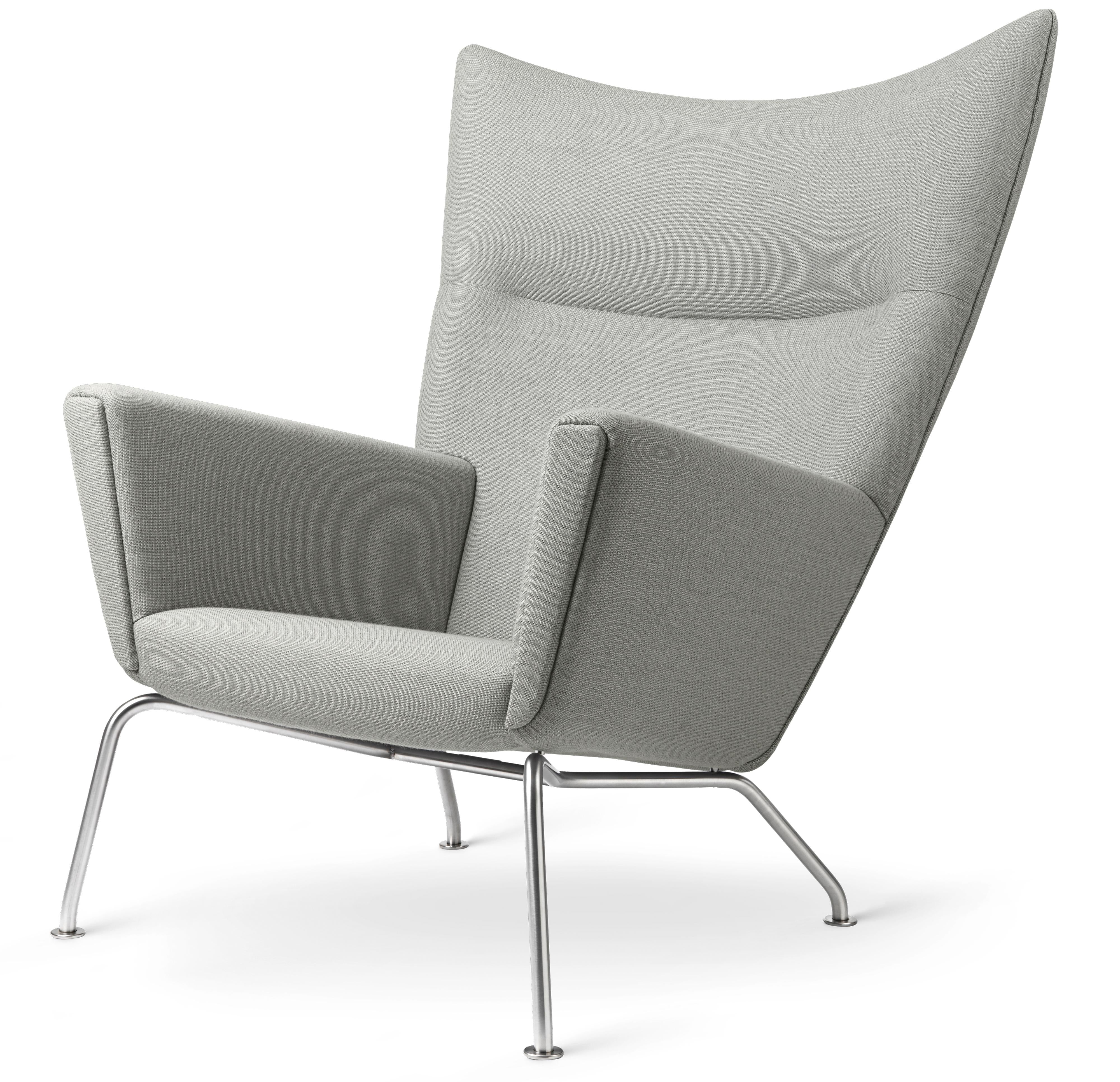 Carl Hansen CH445 Wing krzesło, stal/pasja 13101