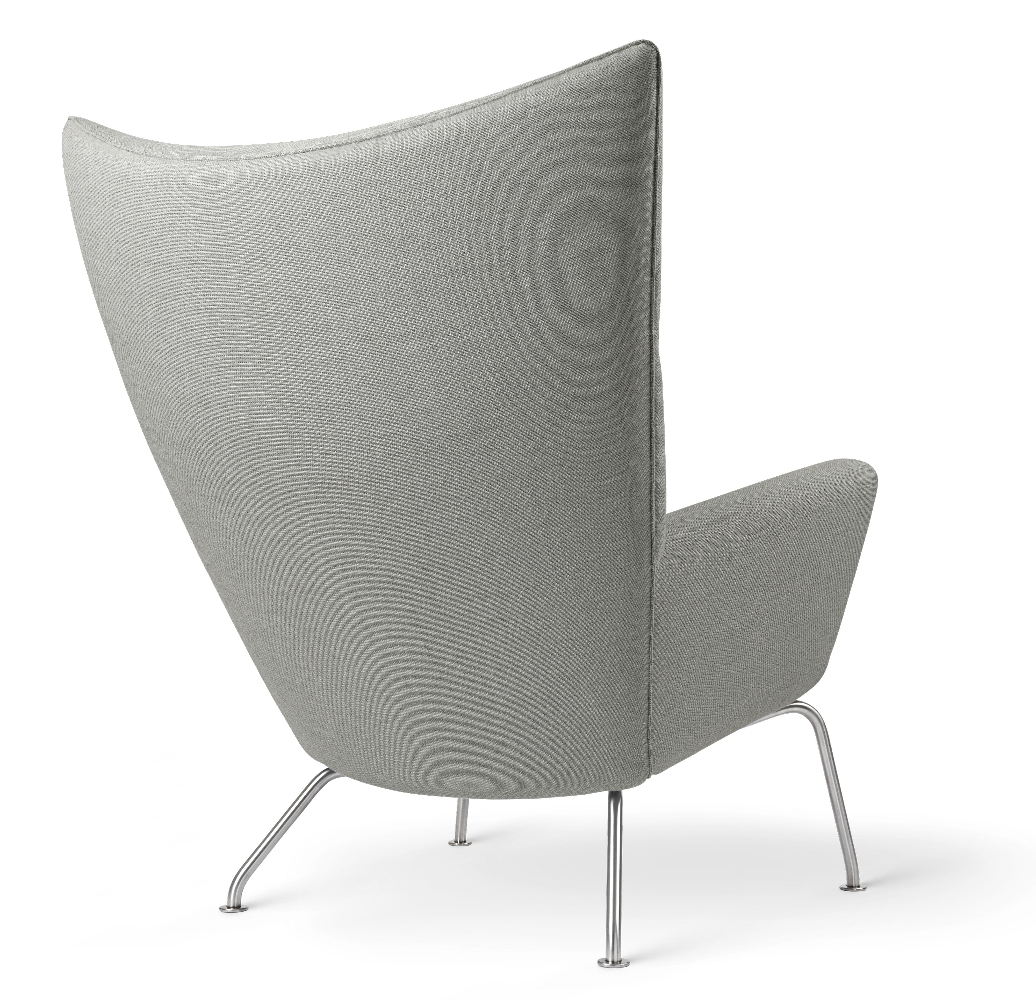 Carl Hansen CH445 Wing krzesło, stal/pasja 13101