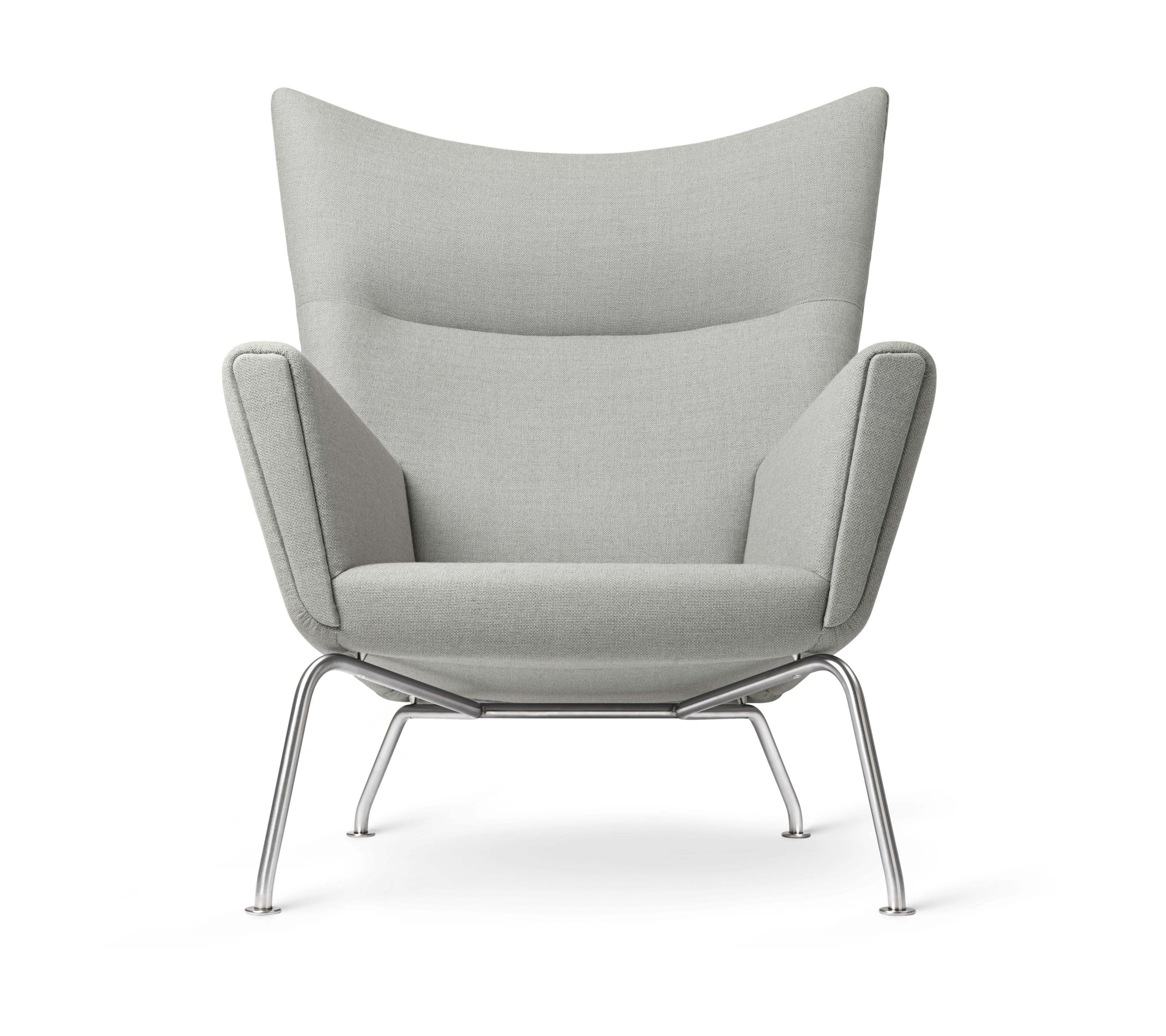 Carl Hansen CH445 Wing krzesło, stal/pasja 13101