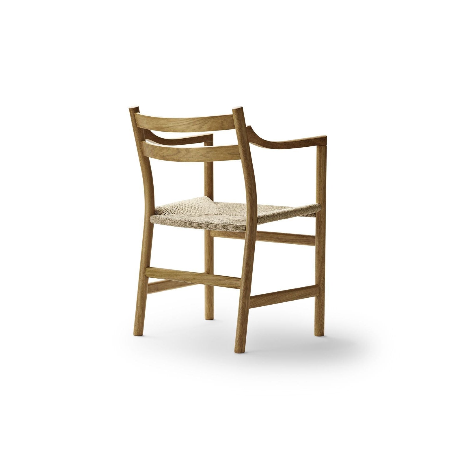 Krzesło Carl Hansen CH46, naoliwiony dąb/naturalny