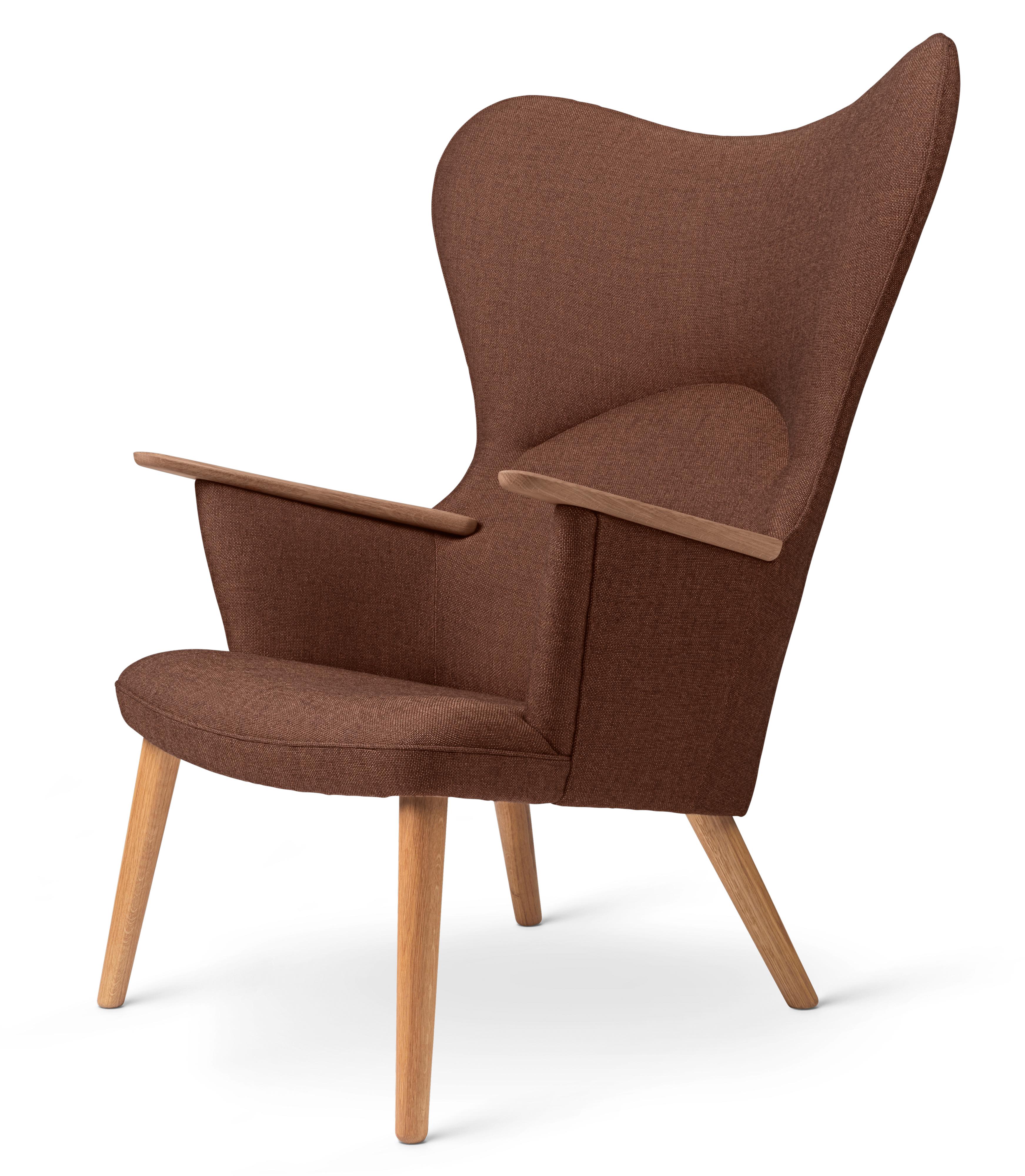 Carl Hansen CH78 Mama Bear Lounge, dąb naiwny/pasja 7101