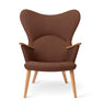 Carl Hansen CH78 Mama Bear Lounge, dąb naiwny/pasja 7101