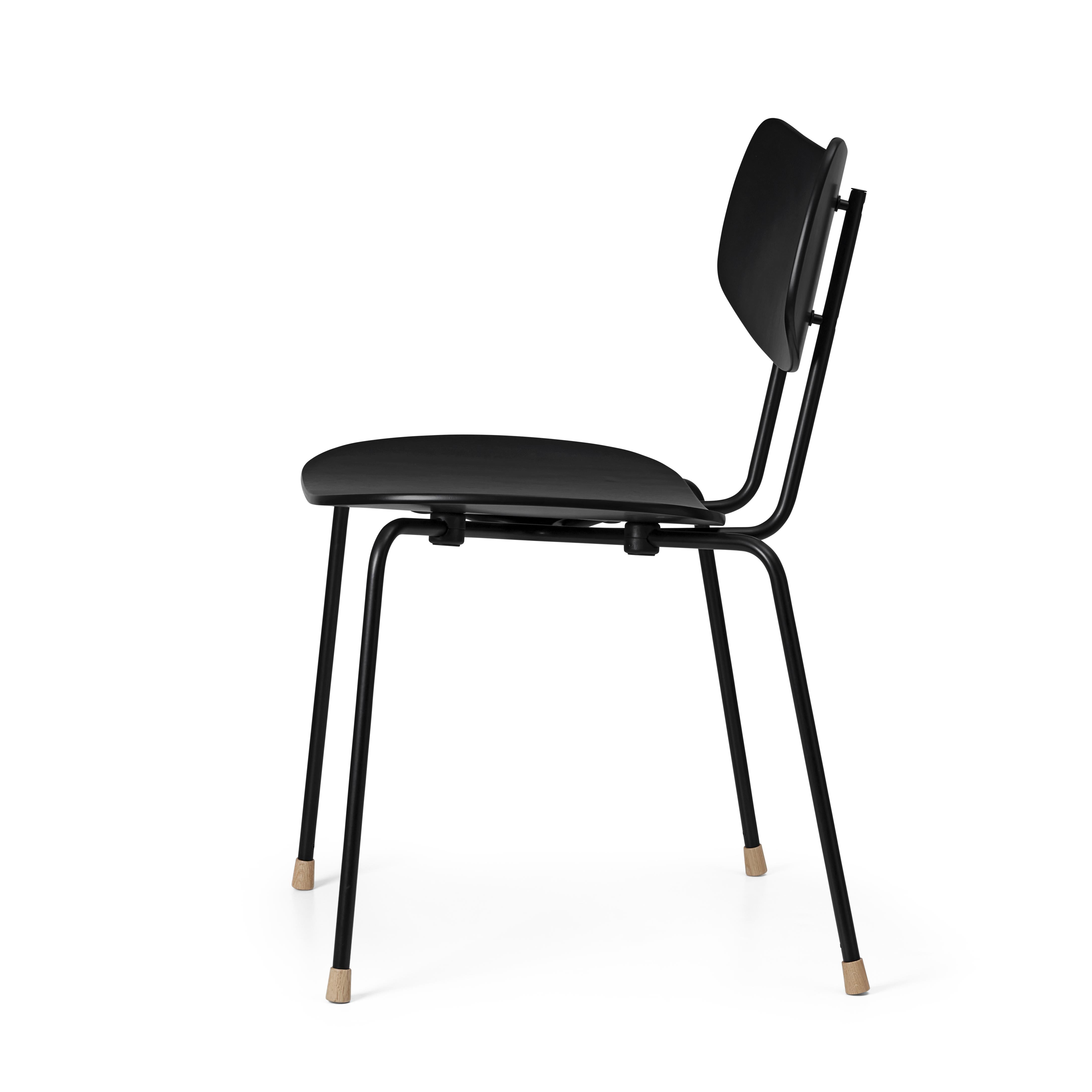 Carl Hansen Vla26t Vega Chair, Oak Black Lacquered