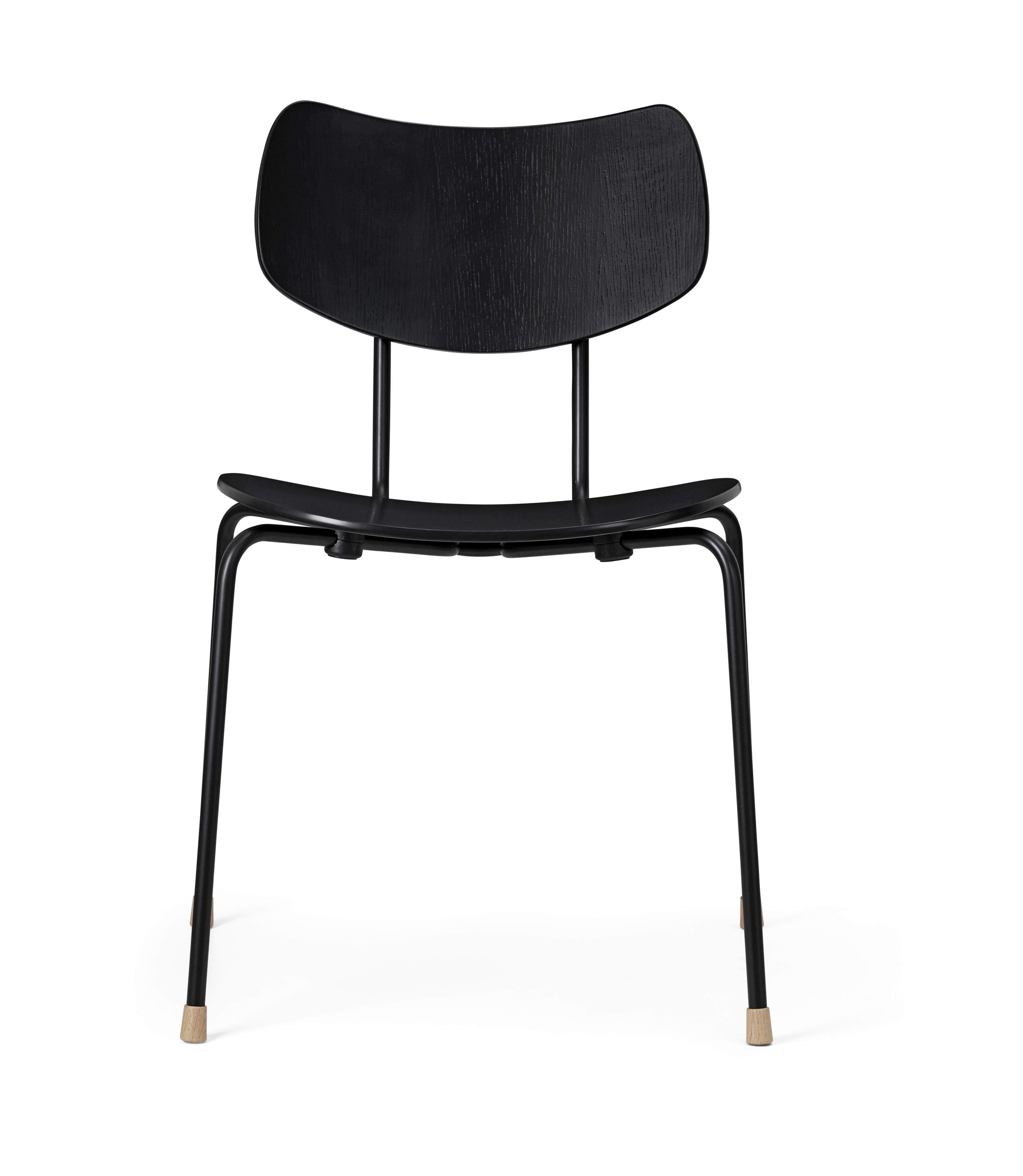 Carl Hansen VLA26T Vega krzesło, lakierowane dębowe czarne