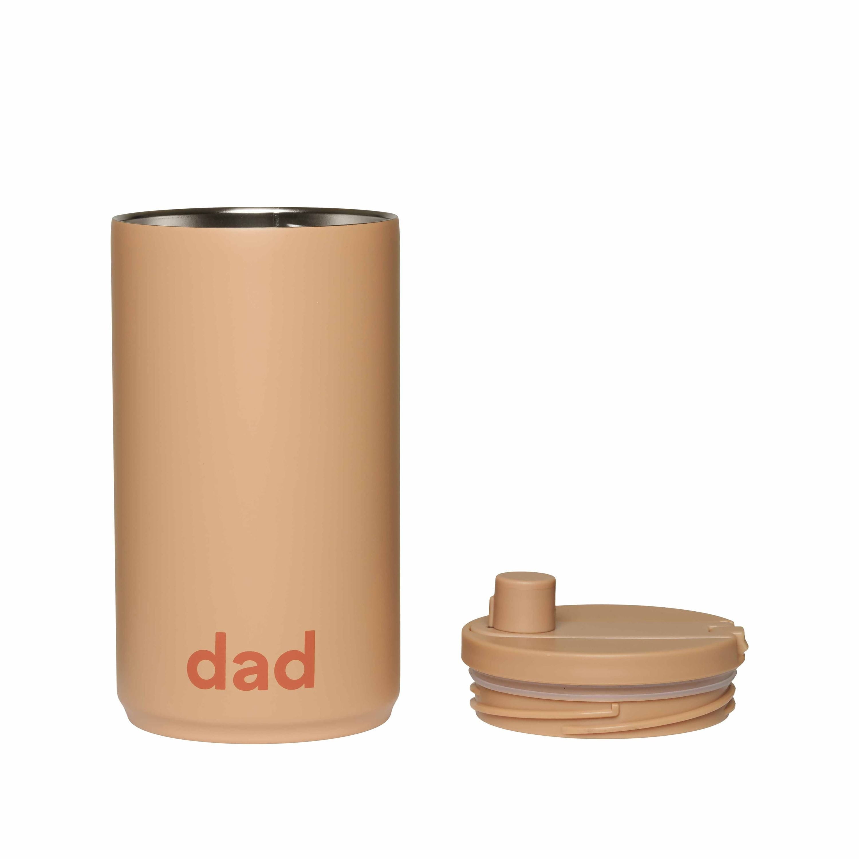 Design Letters Travel Thermo Cher 350 Ml Beige, Dad