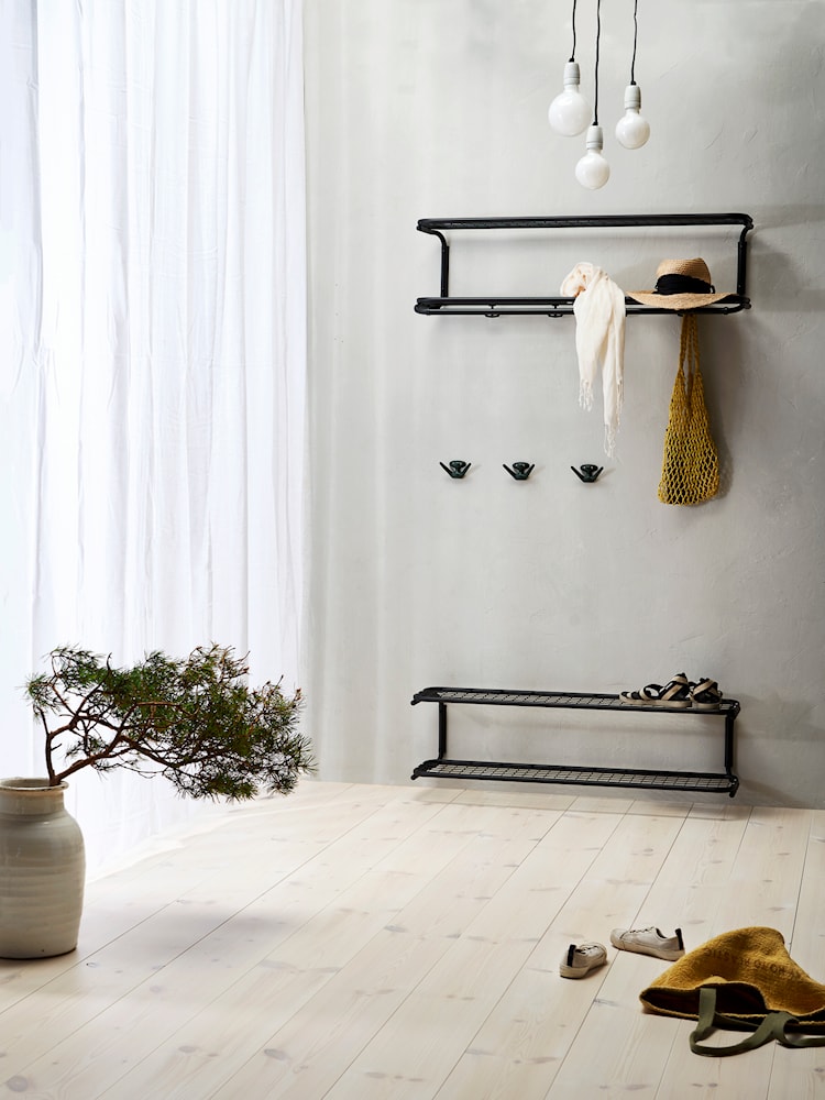 Essem Design Classic Hat Shelf 100 cm, czarny