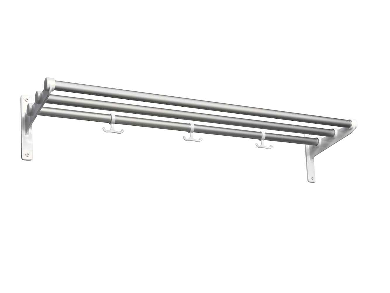 Essem Design Nostalgi Hat Shelf/buty stojak Aluminium, biały