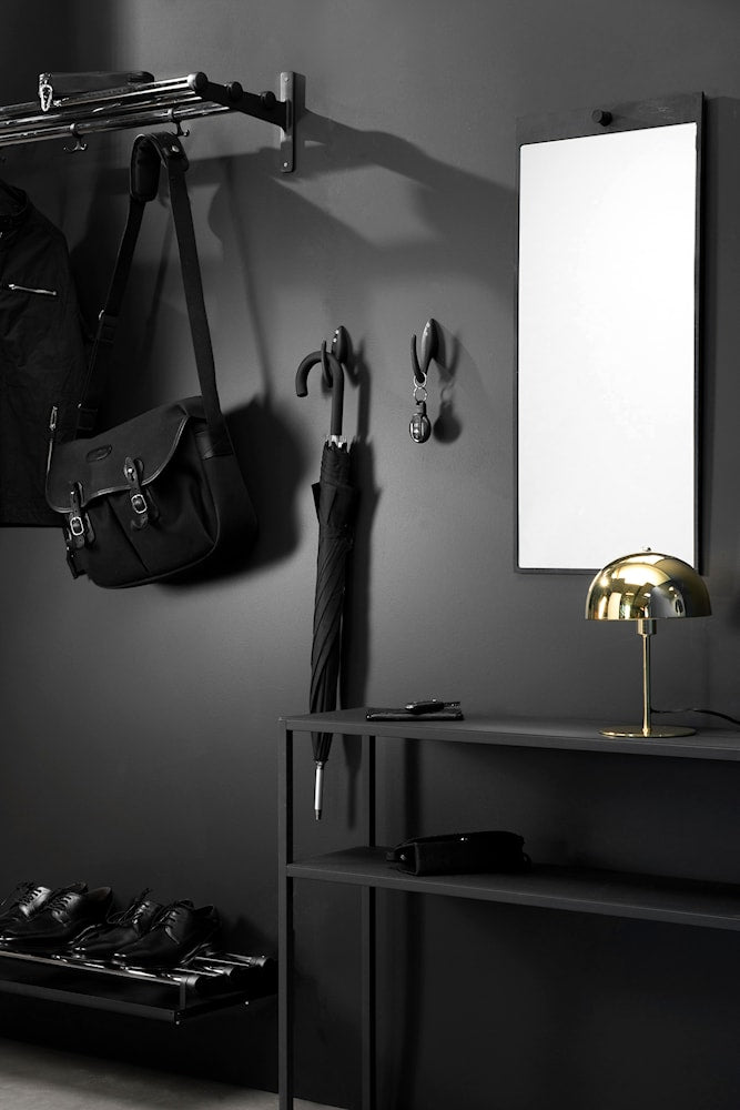 Essem Design Nostalgi Hat Shelf/buty stojak, czarny/aluminium