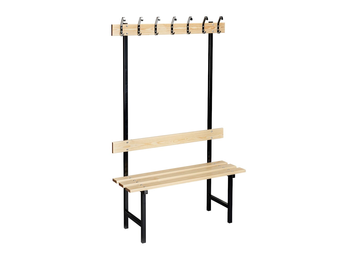 Essem Design Bench 70 Pine 60 cm, czarny